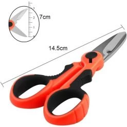 LITZEE Elektrikerschere 142 Mm, Hochwertige Gezackte Klingenschale Aus Rostfreiem Stahl, Professioneller ABS-Kabelabstreifer Mit Doppelter Injektion, Scharf Und Langlebig -Elektrosägen Verkäufe 2022 28932898 2