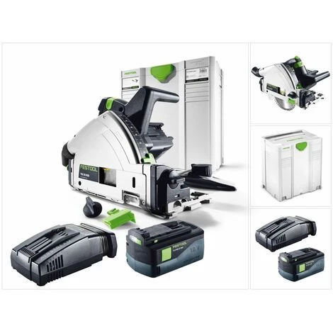 Festool TSC 55 Li REB-Basic Akku Tauchsäge 36V ( 2x18V ) ( 201395 ) 160 Mm Brushless + 1x Akku 5,2Ah + Ladegerät + Systainer 3 Festool TSC 55 Li REB-Basic Akku Tauchsäge 36V ( 2x18V ) ( 201395 ) 160 Mm Brushless + 1x Akku 5,2Ah + Ladegerät + Systainer