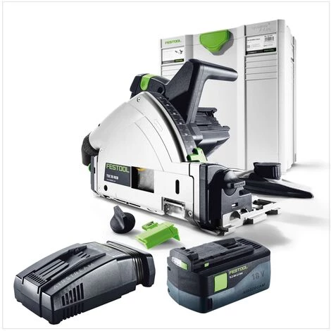 Festool TSC 55 Li REB-Basic Akku Tauchsäge 36V ( 2x18V ) ( 201395 ) 160 Mm Brushless + 1x Akku 5,2Ah + Ladegerät + Systainer 4 Festool TSC 55 Li REB-Basic Akku Tauchsäge 36V ( 2x18V ) ( 201395 ) 160 Mm Brushless + 1x Akku 5,2Ah + Ladegerät + Systainer – Bild 2