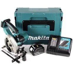 Makita DSS 501 RT1J 18V 136 Mm Li-ion Akku Handkreissäge Im Makpac + 1x 5,0 Ah Akku + Ladegerät -Elektrosägen Verkäufe 2022 29661131 3