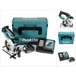 Makita DSS 501 RT1J 18V 136 Mm Li-ion Akku Handkreissäge Im Makpac + 1x 5,0 Ah Akku + Ladegerät -Elektrosägen Verkäufe 2022 29661131 5