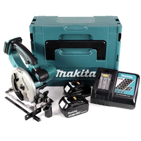 Makita DSS 501 RTJ 18V 136 Mm Li-ion Akku Handkreissäge Im Makpac + 2x 5,0 Ah Akku + Ladegerät 4 Makita DSS 501 RTJ 18V 136 Mm Li-ion Akku Handkreissäge Im Makpac + 2x 5,0 Ah Akku + Ladegerät – Bild 2