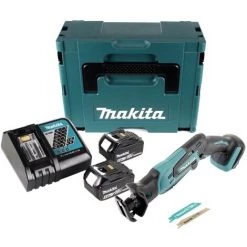 Makita DJR 183 RTJ Akku Reciprosäge 18V + 2x Akku 5,0Ah + Ladegerät + Makpac -Elektrosägen Verkäufe 2022 29981256 4