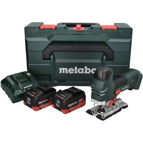 METABO® Metabo STA 18 LTX 140 Akku Stichsäge 18 V + 2x Akku 10,0 Ah + Ladegerät + MetaBOX 4 METABO® Metabo STA 18 LTX 140 Akku Stichsäge 18 V + 2x Akku 10,0 Ah + Ladegerät + MetaBOX – Bild 2