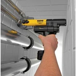 REMS Radial-Pressmaschine Mini-Press ACC + Kunststoff-Systemkoffer + 4 Stk. Presszangen Mini G 16, 20, 26, 32 -Elektrosägen Verkäufe 2022 30316746 4