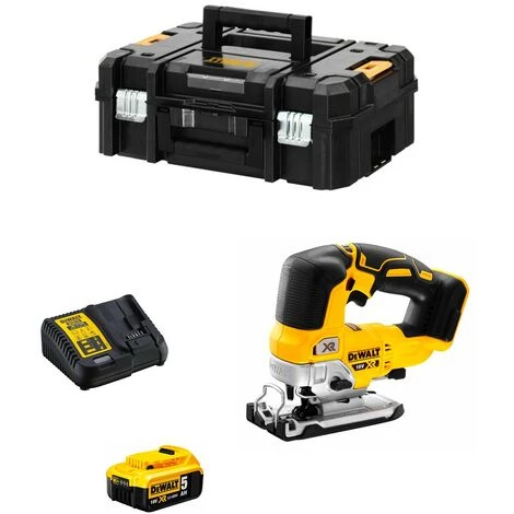 Pendelhub-Stichsäge DeWALT DCS334P1T (1 X 5,0 Ah + DCB115 + TSTAK II) 3 Pendelhub-Stichsäge DeWALT DCS334P1T (1 X 5,0 Ah + DCB115 + TSTAK II)