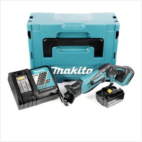 Makita DJR 183 RF1J Akku Reciprosäge 18V + 1x Akku 3,0Ah + Ladegerät + Makpac 4 Makita DJR 183 RF1J Akku Reciprosäge 18V + 1x Akku 3,0Ah + Ladegerät + Makpac – Bild 2