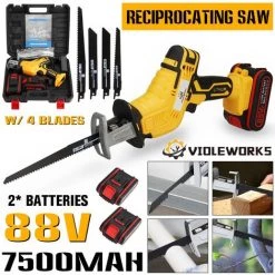 INSMA Säbelsäge Akku Reciprosäge Mit 4 Sägeblätter 3000RPM System Inkl. 2 Akku Und 1 Ladegerät 11 INSMA Säbelsäge Akku Reciprosäge Mit 4 Sägeblätter 3000RPM System Inkl. 2 Akku Und 1 Ladegerät -Elektrosägen Verkäufe 2022 32833792 5