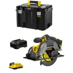 STANLEY FATMAX V20 Handkreissäge STANLEY FatMax SFMCS500D1T (1 X 2,0 Ah + Ladegerät + TSTAK VI)