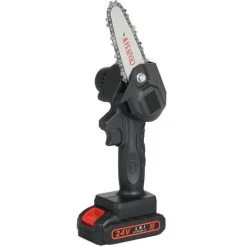 HAPPYSHOPPING 24-V-Mini-Lithium-Kettensäge, Gartenschnitt-Säge, Wiederaufladbare Kleine Elektrische Säge (eine Batterie, Eine Ladung), Europäischer Standard,schwarz - Schwarz -Elektrosägen Verkäufe 2022 33463037 3