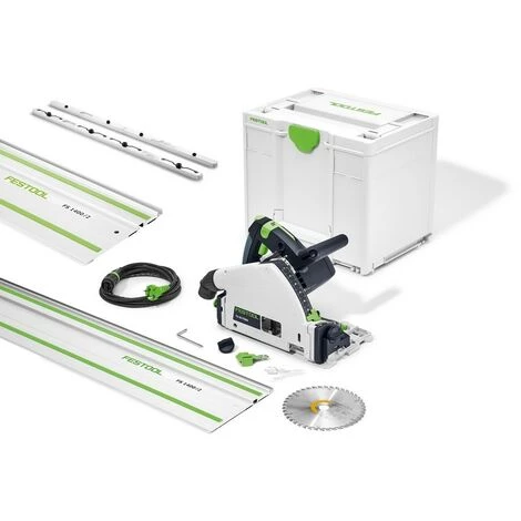 Festool Tauchsäge Handkreissäge TS 55 FEBQ Plus FS + 2. Führungsschiene FSV/2 3 Festool Tauchsäge Handkreissäge TS 55 FEBQ Plus FS + 2. Führungsschiene FSV/2