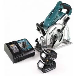 Makita DRS 780 RG Akku Handkreissäge 36V ( 2x18V ) 185 Mm Brushless + 2x Akku 6,0Ah + Ladegerät -Elektrosägen Verkäufe 2022 34165994 4
