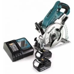 Makita DRS 780 RF Akku Handkreissäge 36V ( 2x18V ) 185 Mm Brushless + 2x Akku 3,0Ah + Ladegerät -Elektrosägen Verkäufe 2022 34166011 4