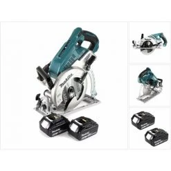 Makita DRS 780 G Akku Handkreissäge 36V ( 2x18V ) 185 Mm Brushless + 2x Akku 6,0Ah - Ohne Ladegerät 11 Makita DRS 780 G Akku Handkreissäge 36V ( 2x18V ) 185 Mm Brushless + 2x Akku 6,0Ah - Ohne Ladegerät -Elektrosägen Verkäufe 2022 34166454 5