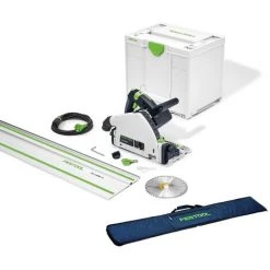 Festool Tauchsäge TS 55 FEBQ Plus FS 577010 Führungsschiene SYS3 M 337 + Tasche -Elektrosägen Verkäufe 2022 34334611 2