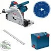 Bosch Tauchkreissäge GKT 55 GCE + Führungsschiene 1600 + HM-Blatt Z48 2608644018 1 Bosch Tauchkreissäge GKT 55 GCE + Führungsschiene 1600 + HM-Blatt Z48 2608644018 -Elektrosägen Verkäufe 2022 34685627 1