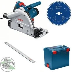 Bosch Tauchkreissäge GKT 55 GCE + Führungsschiene 1600 + HM-Blatt Z48 2608644018