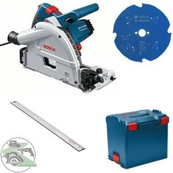 Bosch Tauchkreissäge GKT 55 GCE + Führungsschiene 1600 + HM-Blatt 160x20 Mm Z4