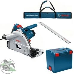 Bosch Tauchkreissäge GKT 55 GCE L-Boxx + Führungsschiene FSN 1600 + FSN Tasche