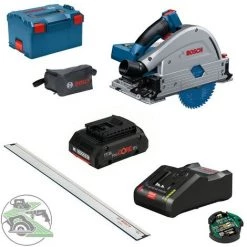 Bosch Akku-Tauchkreissäge GKT 18V-52 GC + FSN1600 + Akku 4,0A H + GAL18V-160