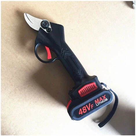 THSINDE 48VF Elektroschere, Wiederaufladbare Professionelle Kabellose Elektroschere Für Gartenparks Farmen Gewächshäuser, Doppelbatterie Mit Aufbewahrungsbox EU-Stecker 7 THSINDE 48VF Elektroschere, Wiederaufladbare Professionelle Kabellose Elektroschere Für Gartenparks Farmen Gewächshäuser, Doppelbatterie Mit Aufbewahrungsbox EU-Stecker – Bild 5