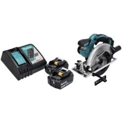 Makita DSS 611 RF Akku Handkreissäge 18 V 165 Mm + 2x Akku 3,0 Ah + Ladegerät