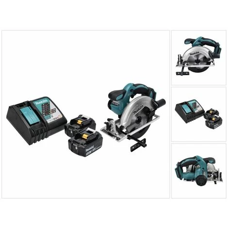 Makita DSS 611 RF Akku Handkreissäge 18 V 165 Mm + 2x Akku 3,0 Ah + Ladegerät 6 Makita DSS 611 RF Akku Handkreissäge 18 V 165 Mm + 2x Akku 3,0 Ah + Ladegerät – Bild 4