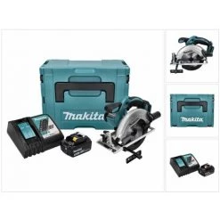 Makita DSS 611 RG1J Akku Handkreissäge 18 V 165 Mm + 1x Akku 6,0 Ah + Ladegerät + Makpac