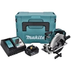 Makita DSS 611 RG1J Akku Handkreissäge 18 V 165 Mm + 1x Akku 6,0 Ah + Ladegerät + Makpac -Elektrosägen Verkäufe 2022 36683670 3