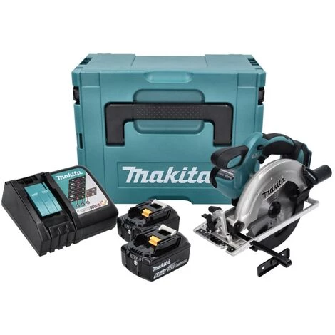 Makita DSS 611 RGJ Akku Handkreissäge 18 V 165 Mm + 2x Akku 6,0 Ah + Ladegerät + Makpac 4 Makita DSS 611 RGJ Akku Handkreissäge 18 V 165 Mm + 2x Akku 6,0 Ah + Ladegerät + Makpac – Bild 2