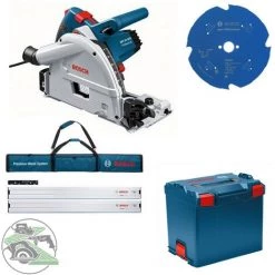 Bosch Tauchkreissäge GKT 55 GCE L-Boxx + Set 2x FSN 1600 + HM-Blatt 160x20 Z. 4
