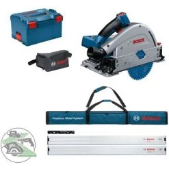 Bosch Akku-Tauchkreissäge BITURBO GKT 18V-52 GC Prof. + FS-Set + Tasche