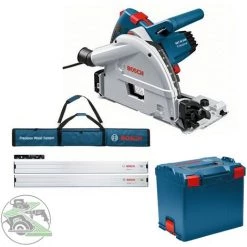 Bosch Tauchkreissäge GKT 55 GCE L-Boxx + 2 Führungsschiene FSN 1600 1x FS Tasche