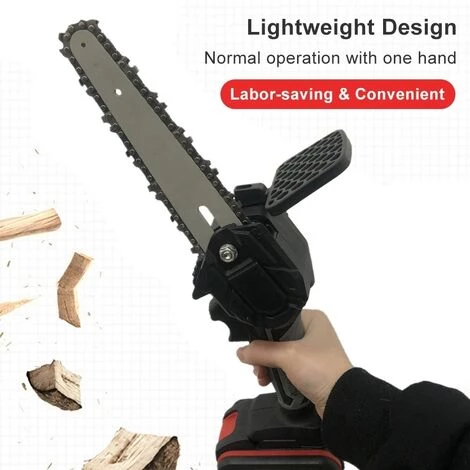 GISAM Elektrische Mini-Kettensägen 6 Zoll 21V 2 Akku Holzbearbeitung Holzschneider Gartengeräte 5 GISAM Elektrische Mini-Kettensägen 6 Zoll 21V 2 Akku Holzbearbeitung Holzschneider Gartengeräte – Bild 3