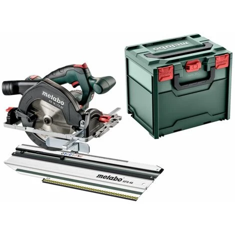 METABO® 18V Akku Handkreissäge Set KS 18 LTX 57 | Ohne Akku Ohne Ladegerät MetaBOX 340 + KFS 44 3 METABO® 18V Akku Handkreissäge Set KS 18 LTX 57 | Ohne Akku Ohne Ladegerät MetaBOX 340 + KFS 44