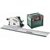 METABO® 18V Akku Handkreissäge Set KT 18 LTX 66 BL | Ohne Akku Ohne Ladegerät + Führungsschiene FS 160