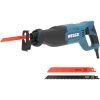 Säbelsäge, WESCO 800W Professionale Universalsäge, 0 Bis 2700 SPM, Schnitttiefe: 115 Mm (Holz), 10 Mm (Strahl), Kunststoff (15mm), 20 Mm Schnitthub Mit 2 Sägeblätter, WS3657.1