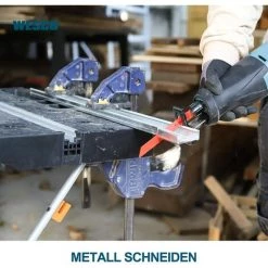 Säbelsäge, WESCO 800W Professionale Universalsäge, 0 Bis 2700 SPM, Schnitttiefe: 115 Mm (Holz), 10 Mm (Strahl), Kunststoff (15mm), 20 Mm Schnitthub Mit 2 Sägeblätter, WS3657.1 -Elektrosägen Verkäufe 2022 39582403 3