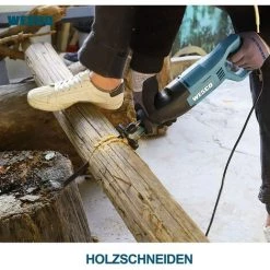 Säbelsäge, WESCO 800W Professionale Universalsäge, 0 Bis 2700 SPM, Schnitttiefe: 115 Mm (Holz), 10 Mm (Strahl), Kunststoff (15mm), 20 Mm Schnitthub Mit 2 Sägeblätter, WS3657.1 -Elektrosägen Verkäufe 2022 39582403 5