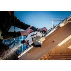 METABOWERKE GMBH Metabo Akku Handkreissäge KS18 LTX 66 BL+KFS70+Sportbeutel+Meterstab+2xBleistift -Elektrosägen Verkäufe 2022 39895145 5