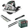 METABOWERKE GMBH Metabo Akku Handkreissäge KS18LTX66 + KFS30 + Meterstab + Bleistifte