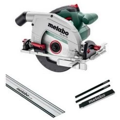 METABOWERKE GMBH Metabo Handkreissäge KS 66 FS 1500 W + FS160 + Meterstab 2 X Bleistift