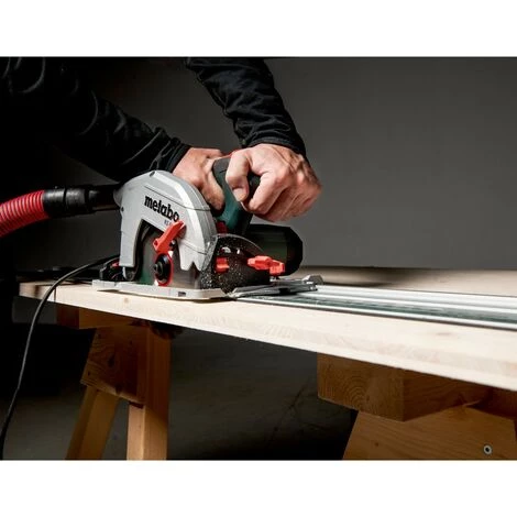 METABOWERKE GMBH Metabo Handkreissäge KS 66 FS 1500 W + FS160 + Meterstab 2 X Bleistift 5 METABOWERKE GMBH Metabo Handkreissäge KS 66 FS 1500 W + FS160 + Meterstab 2 X Bleistift – Bild 3