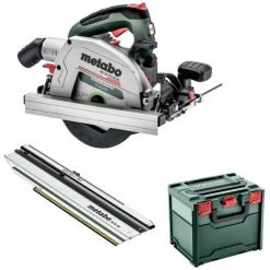 METABOWERKE GMBH Metabo Akku Handkreissäge KS 18 LTX 66BL In Metabox + Kappschiene KFS 44