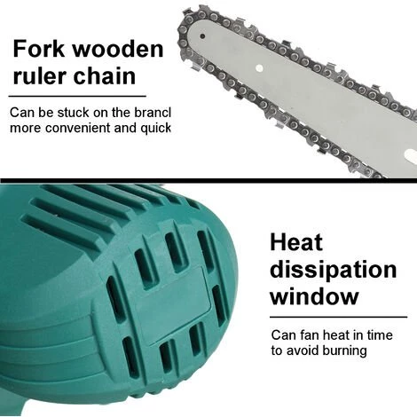 MANTA Elektrische Mini-Kettensägen Akku Kettensäge Motorkettensäge Motorsäge Mini Einhandsäge Mit 2 Akkus 6 MANTA Elektrische Mini-Kettensägen Akku Kettensäge Motorkettensäge Motorsäge Mini Einhandsäge Mit 2 Akkus – Bild 4