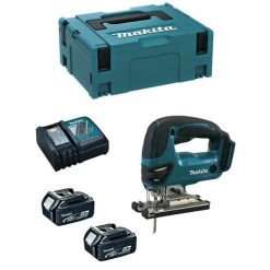 Pendelhubstichsäge MAKITA DJV180RTJ (2 X 5,0 Ah + DC18RC + MAKPAC 2)