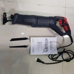 METERK 850W 0-2800SPM Säbelsäge Mit Rutschfestem Drehgriff Variable Geschwindigkeit Mit Sägeblättern