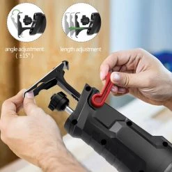 METERK 850W 0-2800SPM Säbelsäge Mit Rutschfestem Drehgriff Variable Geschwindigkeit Mit Sägeblättern -Elektrosägen Verkäufe 2022 40597758 3