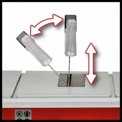 Einhell TC-TS 254 Eco Tischkreissäge Kreissäge Mit Tisch Säge Tischsäge Gehrungsschnitte (+/- 45°) -Elektrosägen Verkäufe 2022 40902200 5