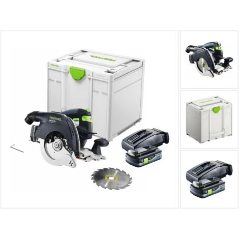 Festool HKC 55 EB-Basic Akku Handkreissäge 18 V 160 Mm Brushless ( 576163 ) + 1x Akku 4,0 Ah + Ladegerät + Systainer 3 Festool HKC 55 EB-Basic Akku Handkreissäge 18 V 160 Mm Brushless ( 576163 ) + 1x Akku 4,0 Ah + Ladegerät + Systainer